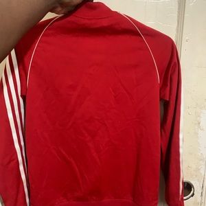 RED ADDIDAS JACKET